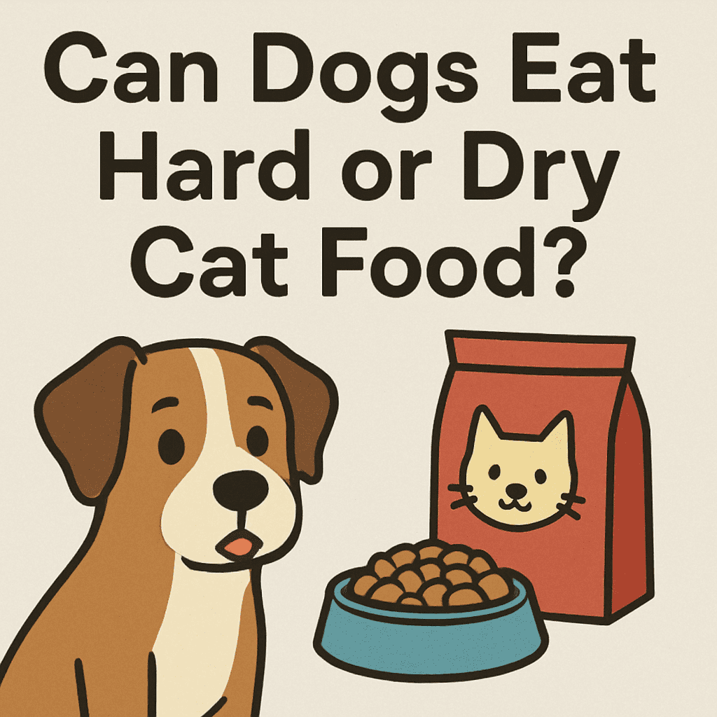 Can Dogs Eat Cat Food? Understand the Risks & Safety. Can Dogs Eat Hard or Dry Cat Food Image