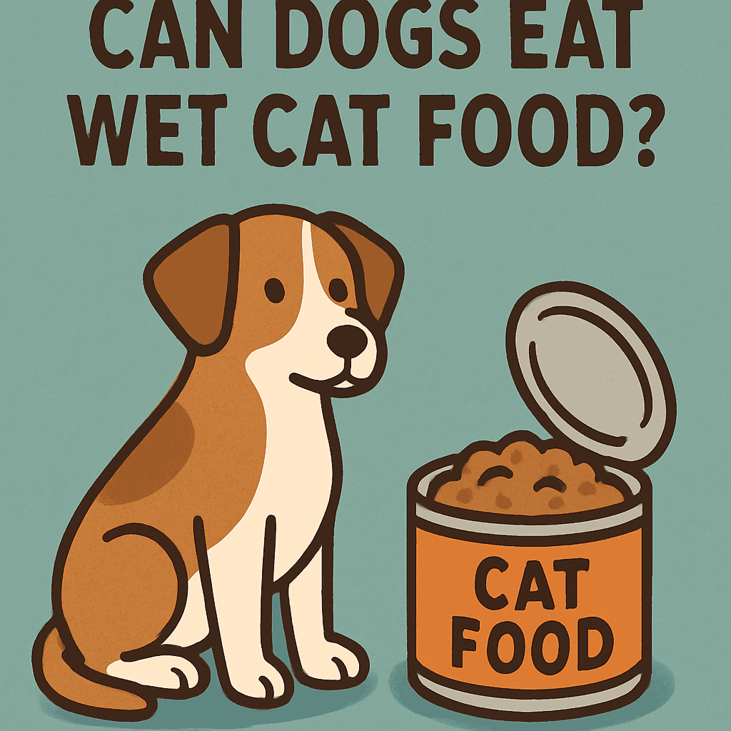 Can Dogs Eat Cat Food? Understand the Risks & Safety.  Can Dogs Eat Wet Cat Food image