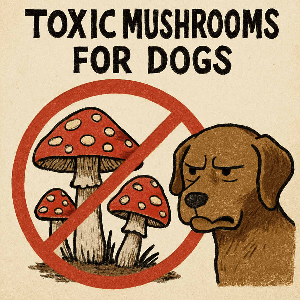 Are Mushrooms Good for Dogs? Safe Options & Tips. Toxic mushrooms for dogs Image