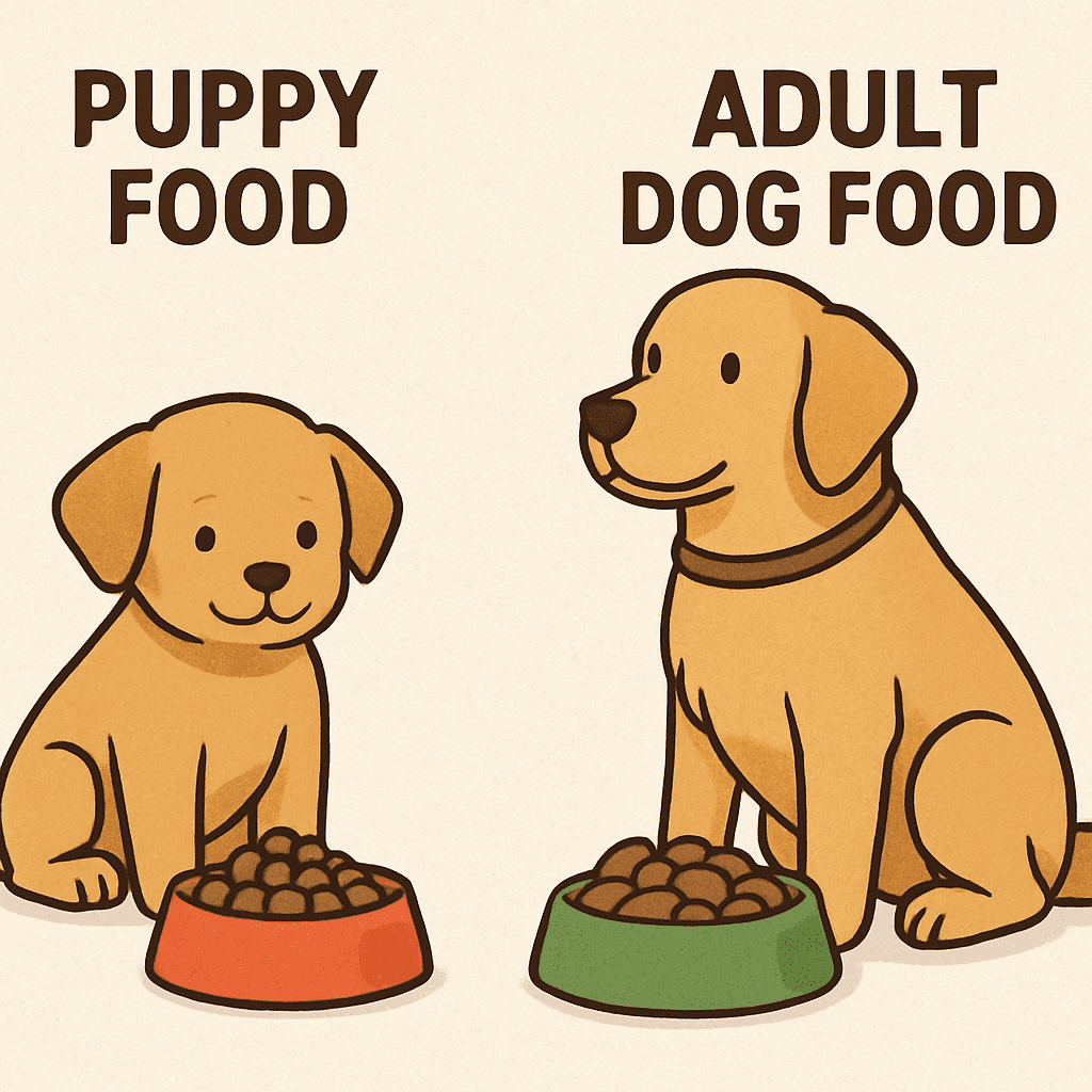 Can Puppies Eat Adult Dog Food? Vet-Backed Feeding Guide. puppy vs adult dog food Image